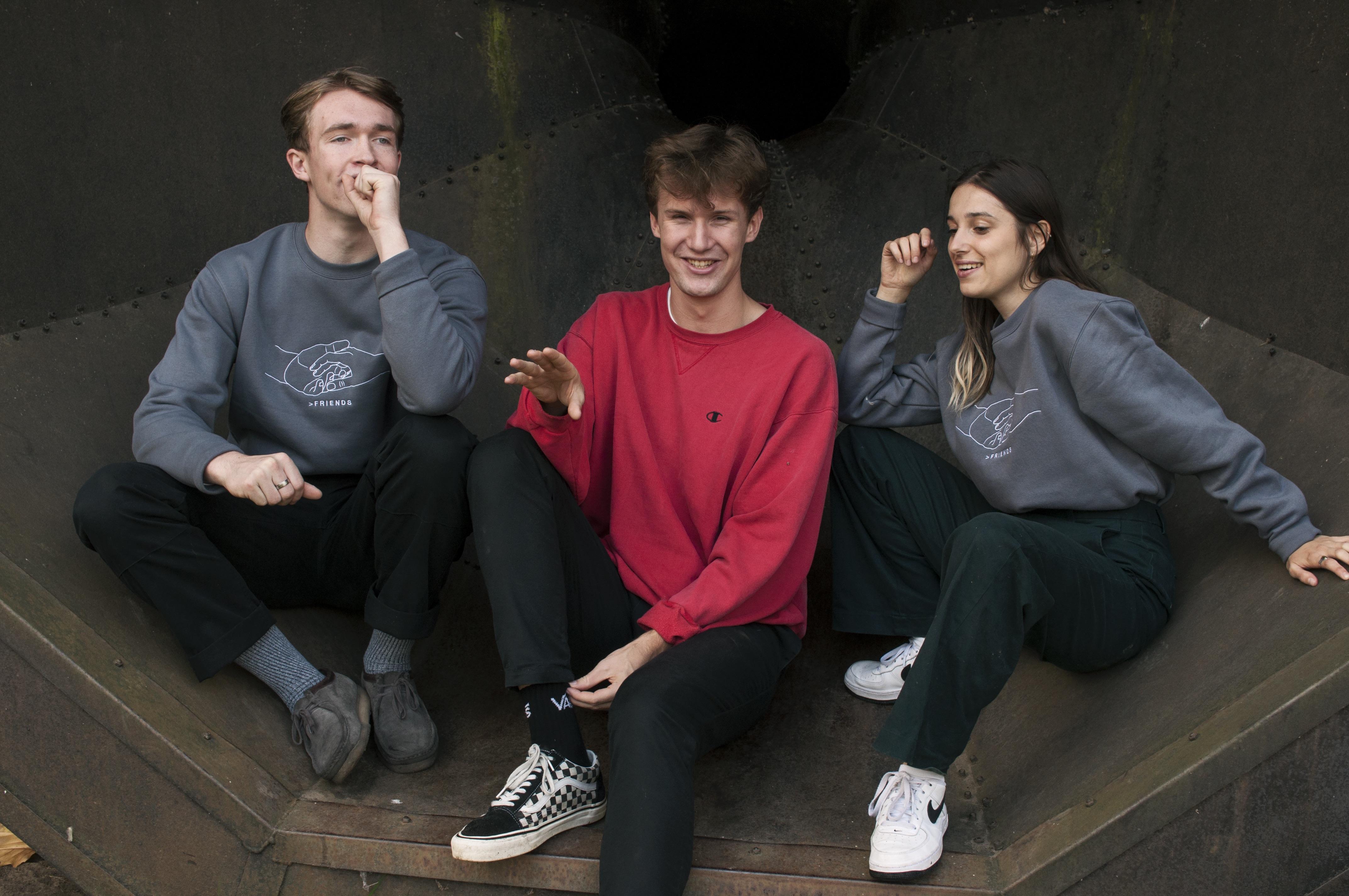 Alfie Dunn, John, and Doina Cressevich photographed by Angelika Wrona