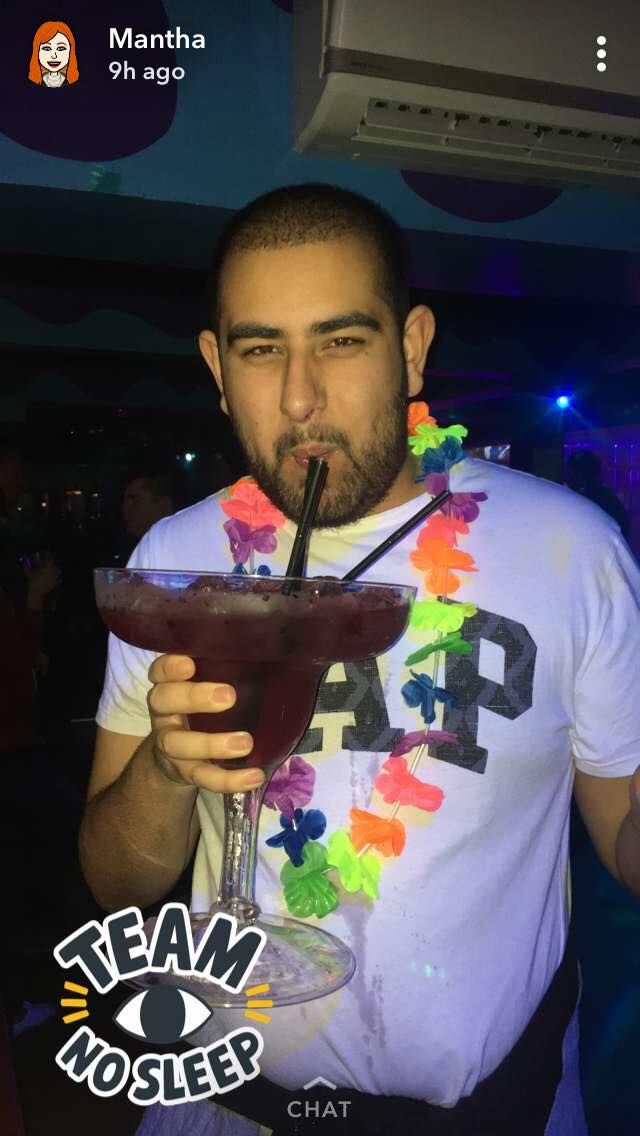 Image may contain: Drink, Beverage, Beard, Modern Art, Art, Person, People, Human