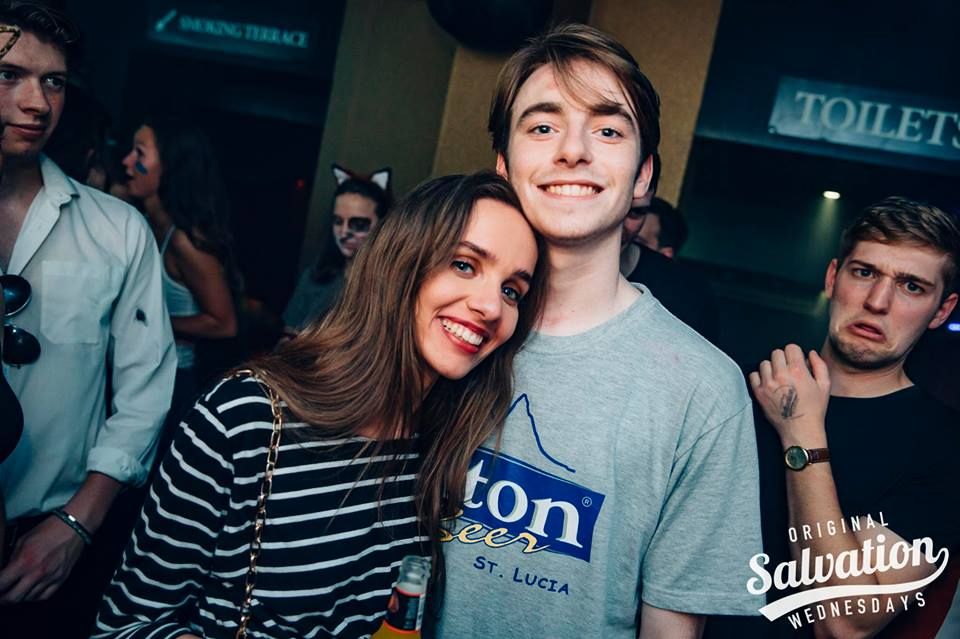 Image may contain: Night Life, Party, Night Club, Clothing, Apparel, Club, Human, Person