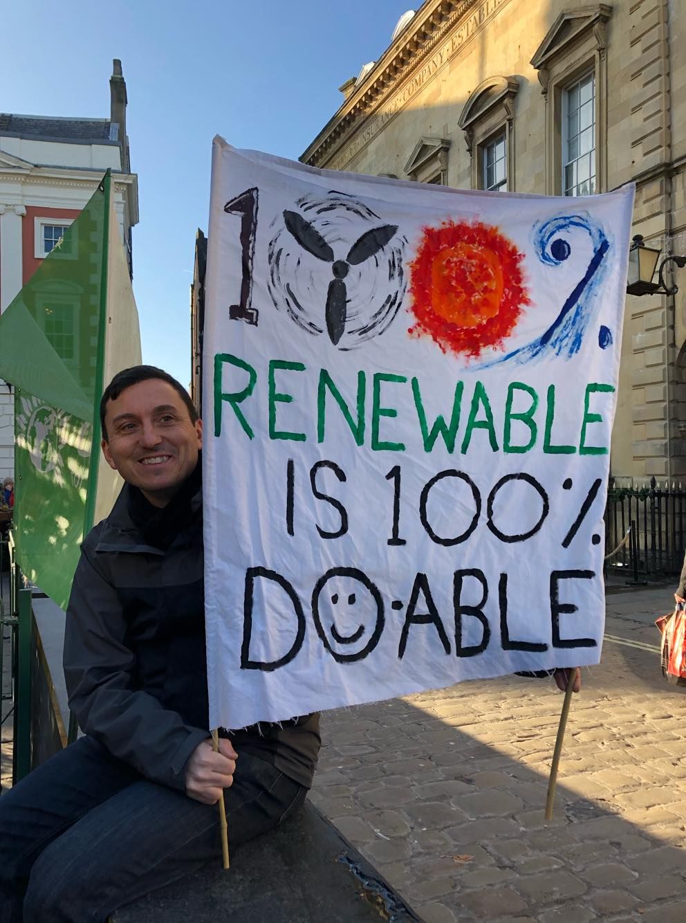 Image may contain: Person, Human, Banner, Text