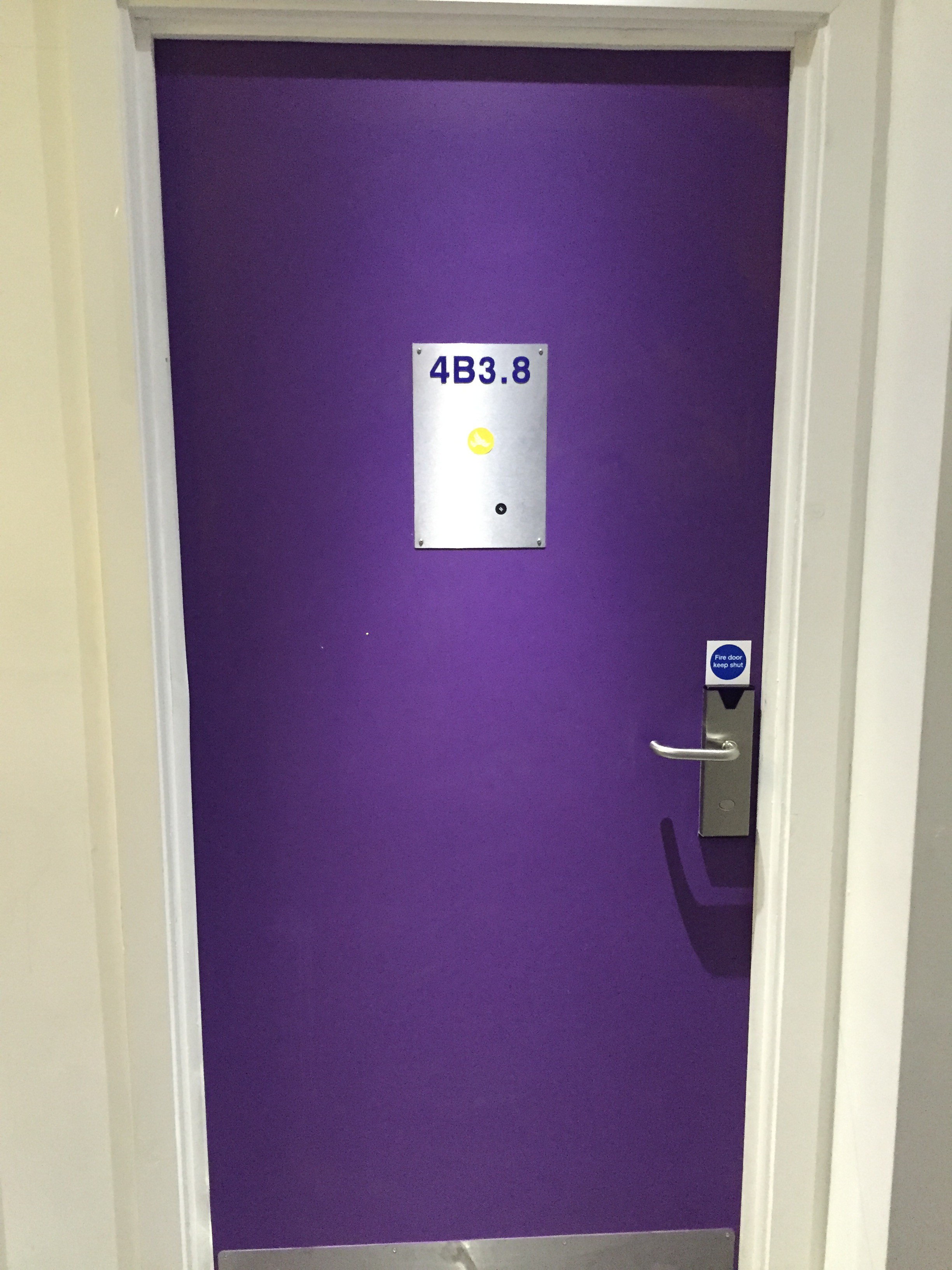 Who even lives behind this door?