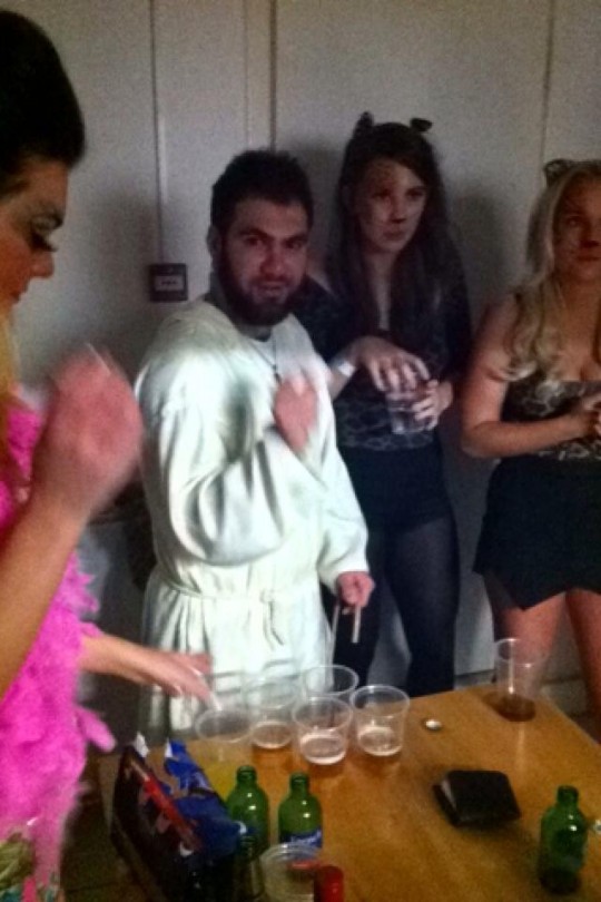 Noah had a talent for beer pong