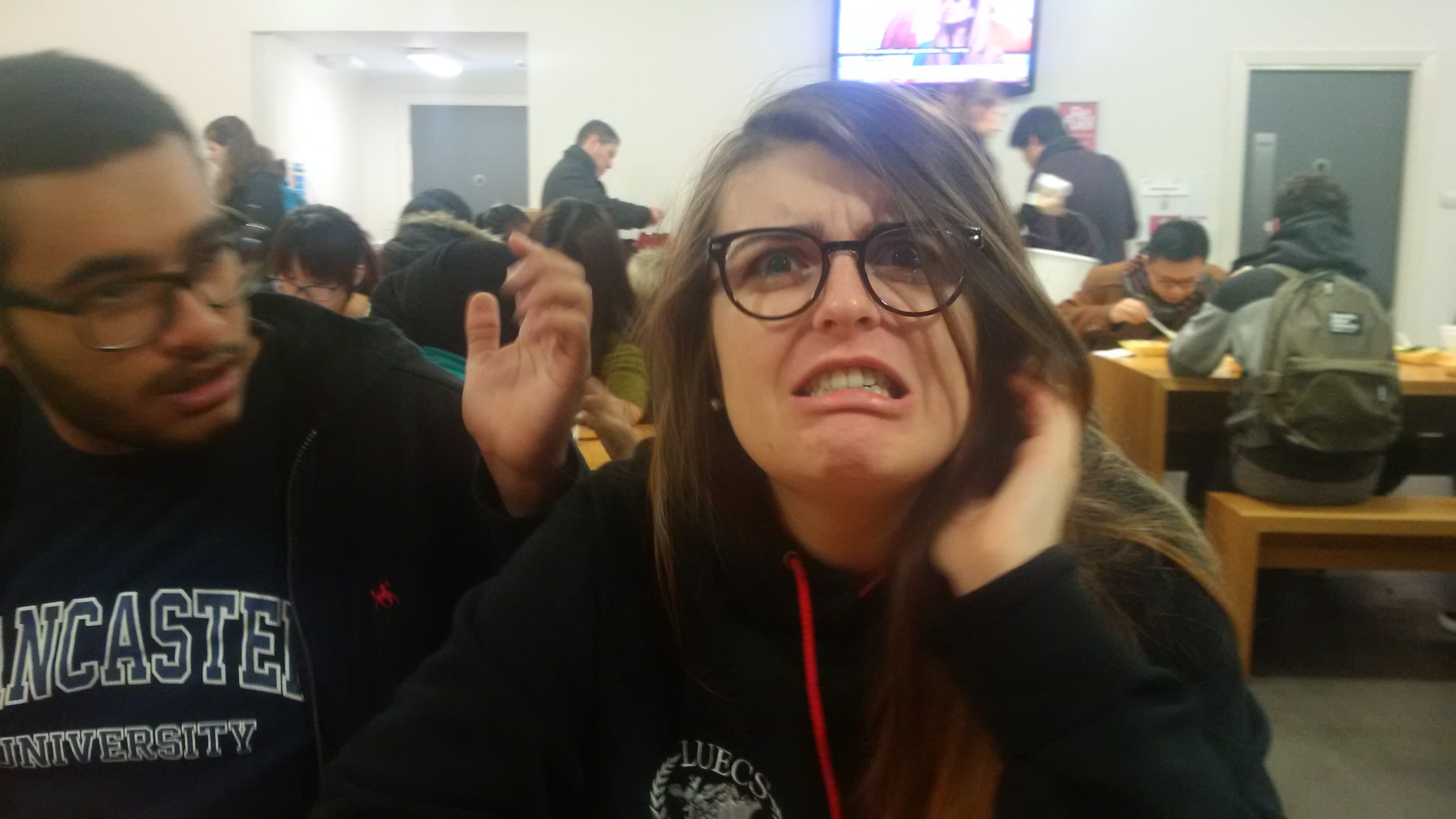 LUSU trustee Victoire Melchiori expresses her feelings towards the week