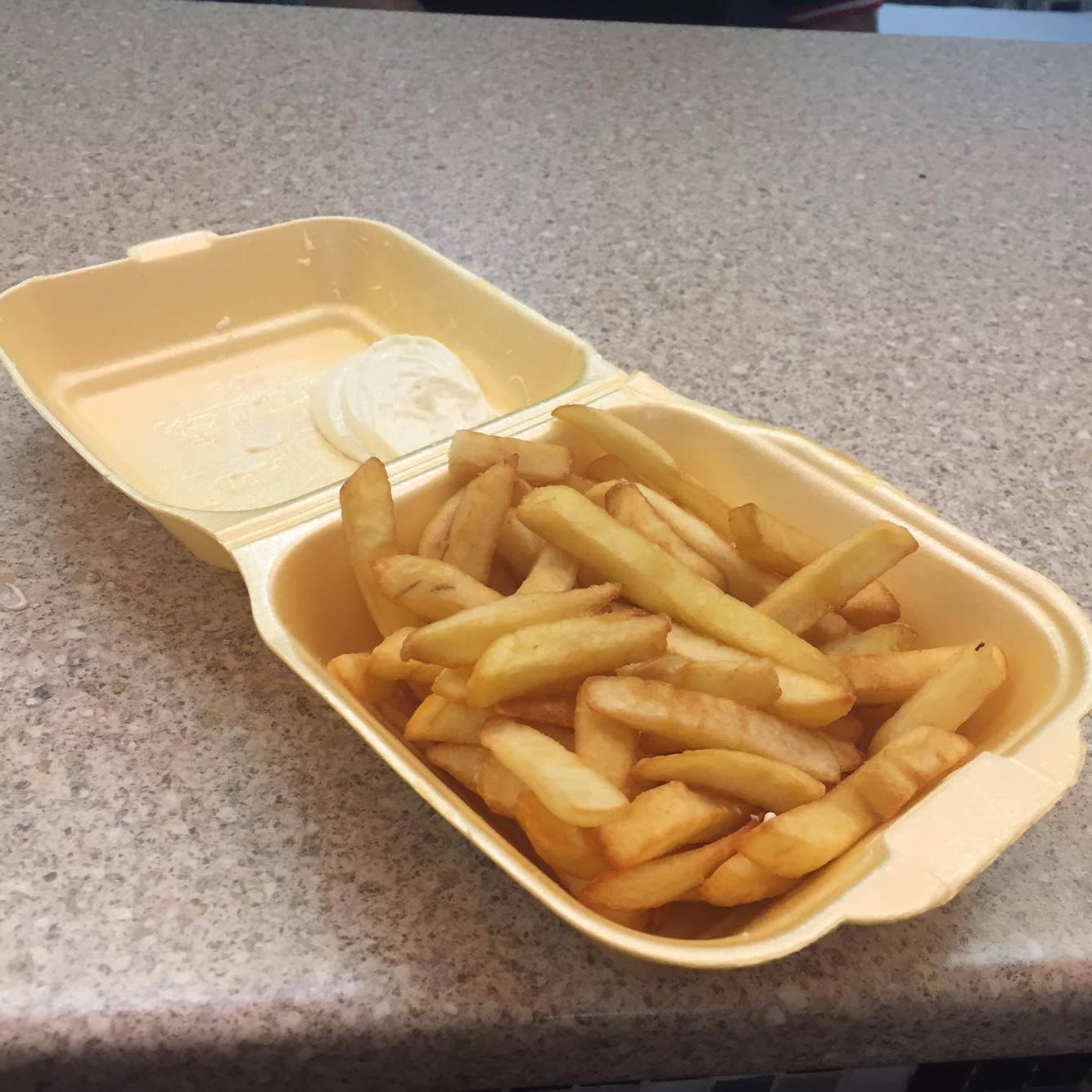 Starvin' Marvin's fries.
