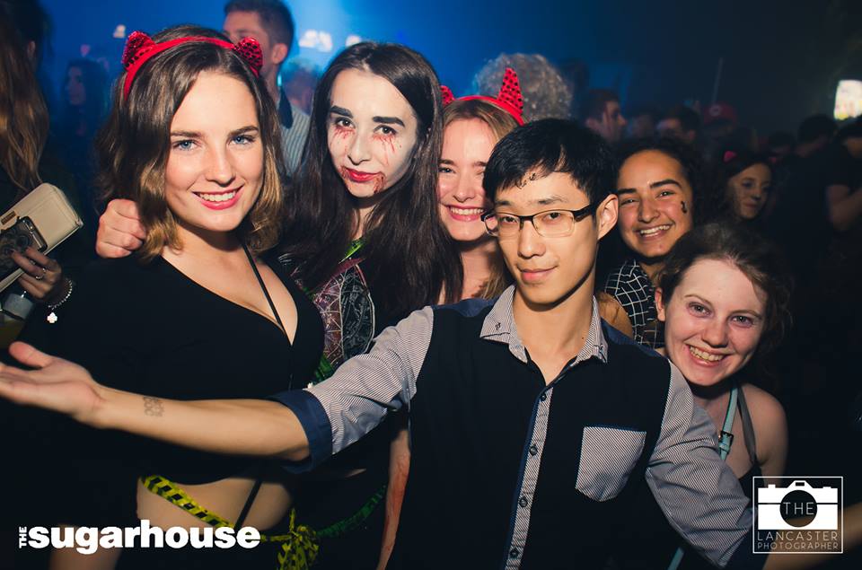 "Welcome to Takeshi's Playboy Castle, it's like Hugh Hefner's but we eat the Bunnies." 