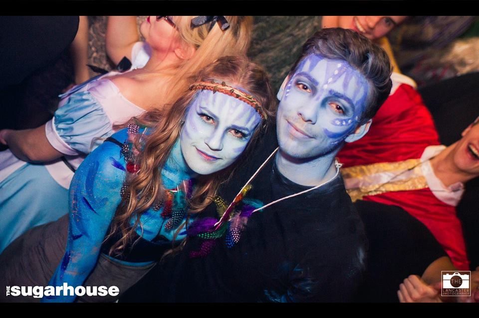 Image may contain: Night Life, Night Club, Club, Costume, Human, Person