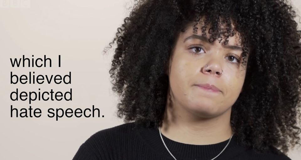Image may contain: Afro Hairstyle, Hair, Person, Human, Face