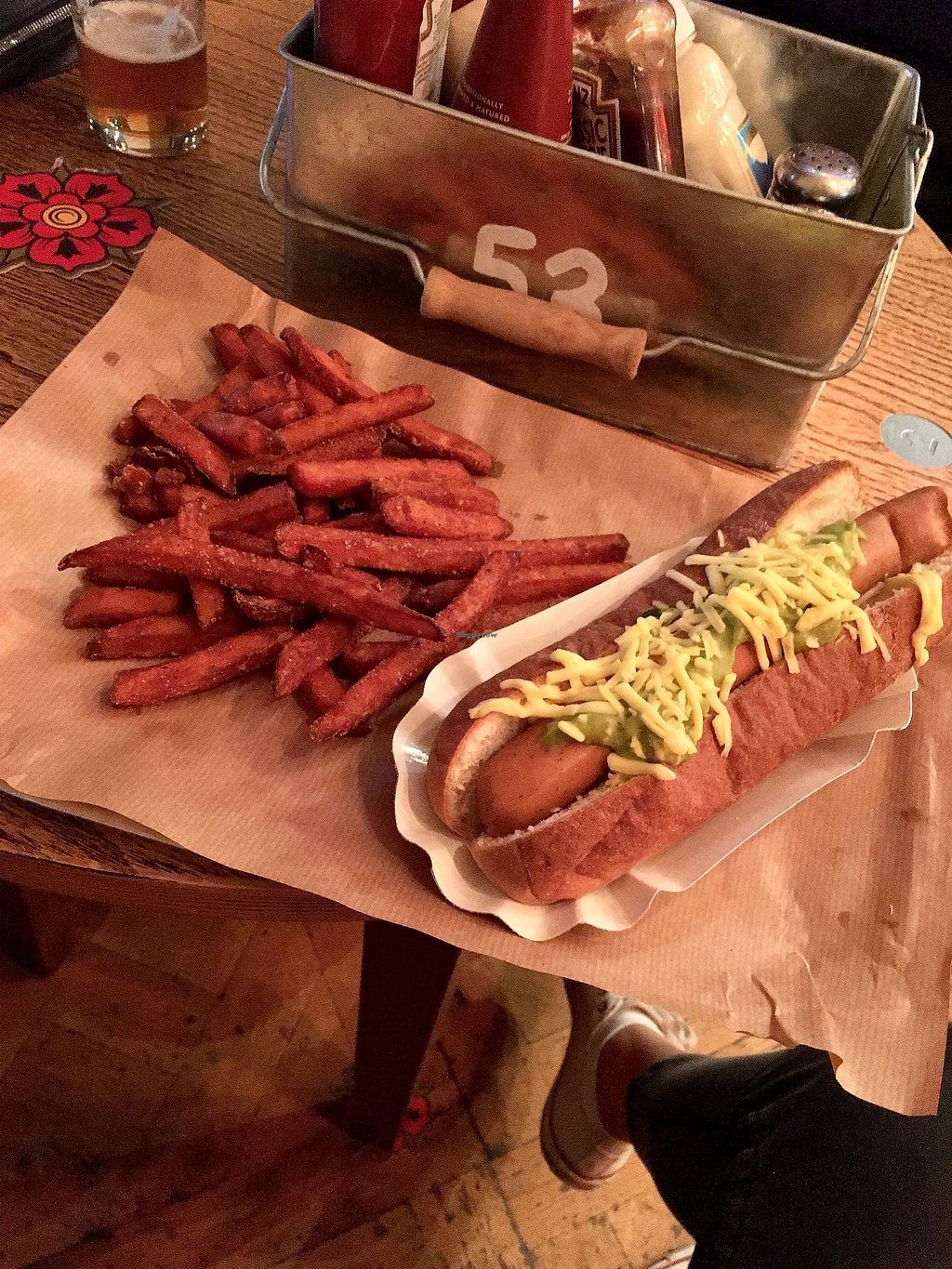 Image may contain: Food, Hot Dog