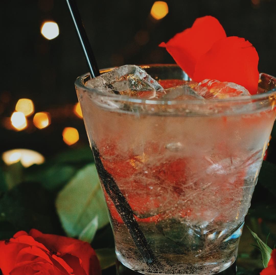 Image may contain: Rose, Blossom, Plant, Flower, Creme, Ice Cream, Cream, Food, Dessert, Mojito, Drink, Alcohol, Beverage, Cocktail