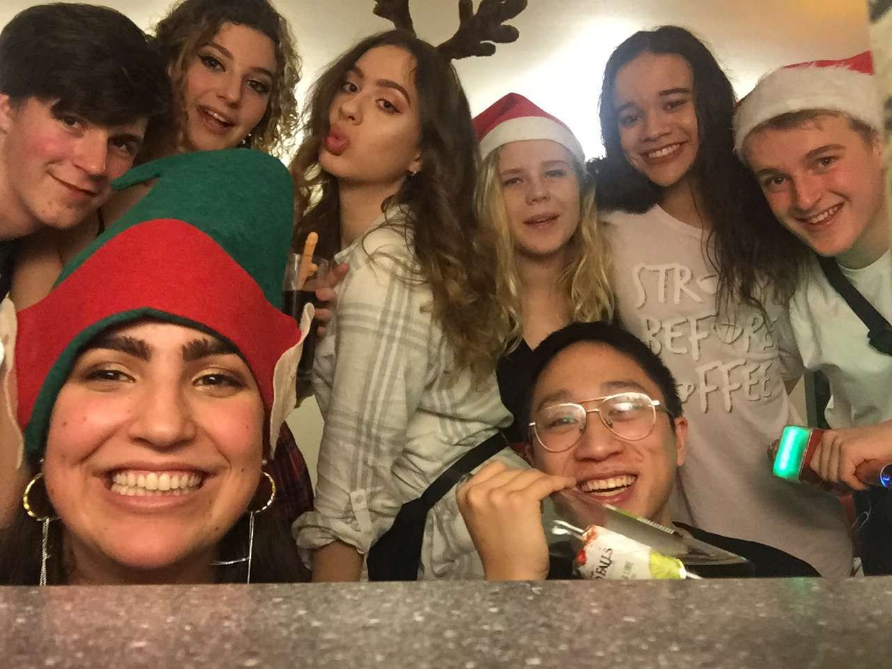 Image may contain: People, Girl, Party, Woman, Selfie, Portrait, Photography, Photo, Head, Female, Clothing, Apparel, Smile, Glasses, Accessory, Accessories, Person, Human, Face
