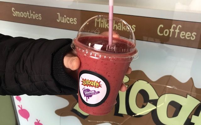 Image may contain: Person, Human, Milkshake, Milk, Smoothie, Juice, Beverage, Drink