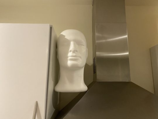 styrofoam head