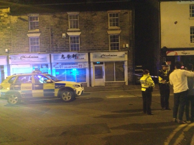 Police at the incident