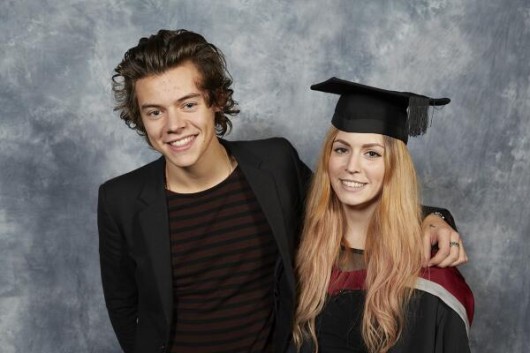 Harry and Gemma showing off their impeccable genes to the photographer