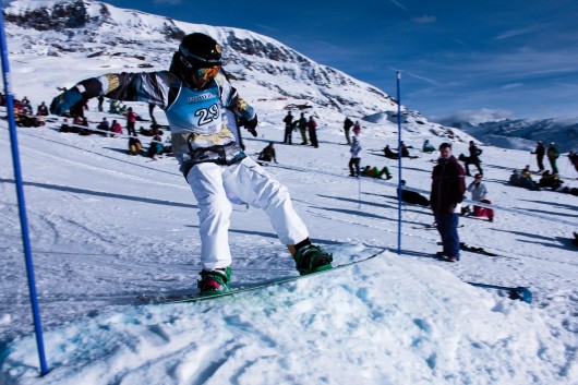 Snowboarder: Omar Maniyani. Photo: Duncan Karas.