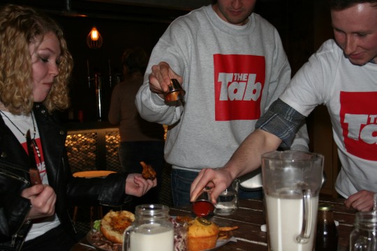 Things got pretty saucy...