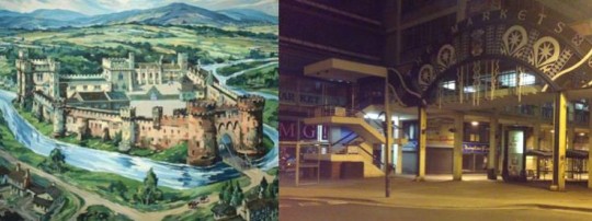 From crude fort to food court