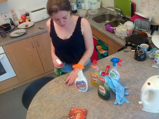 Clean kitchen, clean mind... 