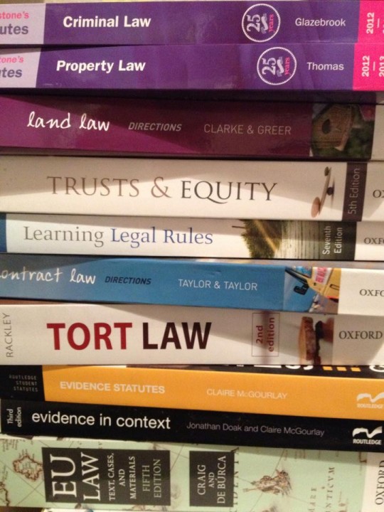 Because studying law is 'the easy option'