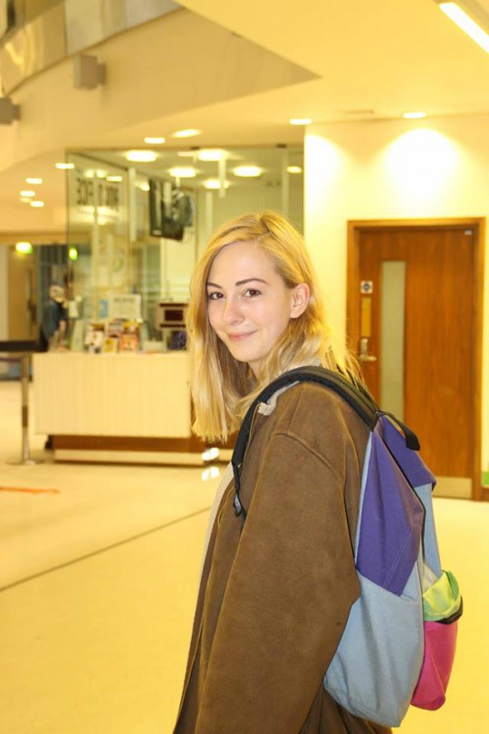 Immie, Third year English and Theatre studies