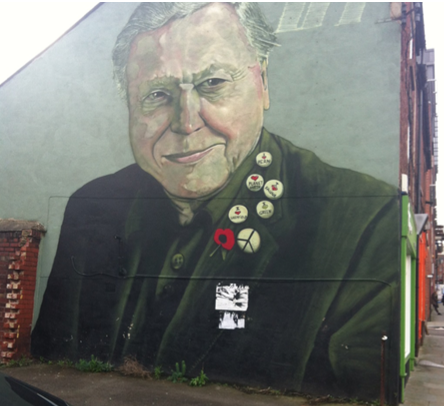 Richard Attenborough Mural by Rocket 01