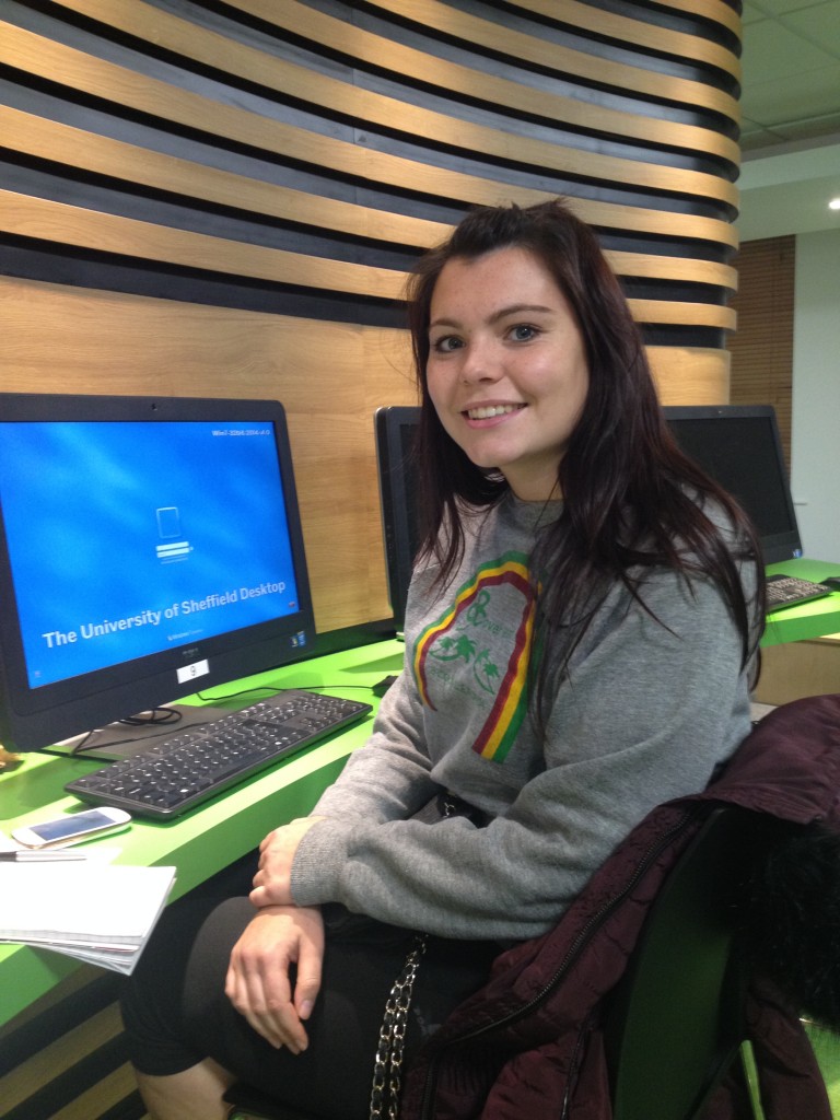 Holly studying journalism is worried about getting a job