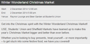 USE xmas market