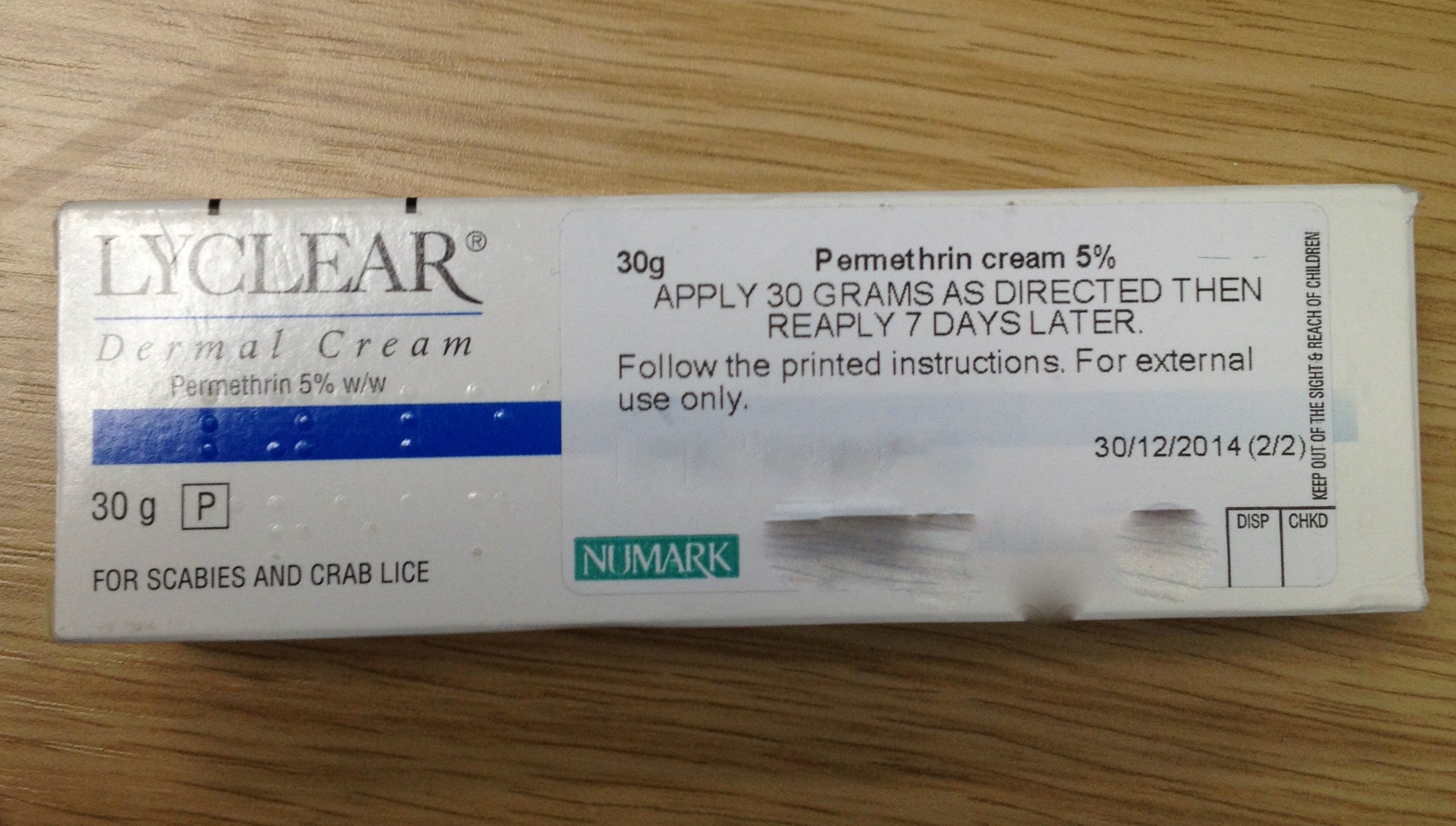 Sufferers need to coat themselves head to toe in Insecticide cream to treat it