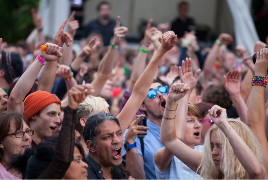 People having a great time