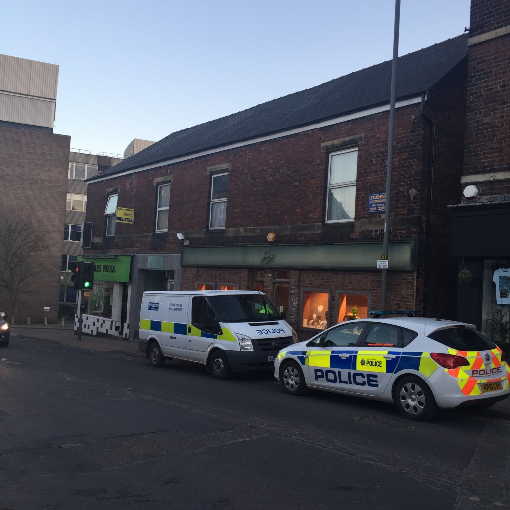 The incident happened at George Jewellers, Broomhill