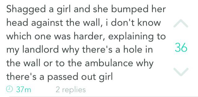 Just never happened did it?