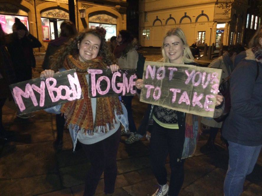 Meg Warrander and Georgina Ryan, both first year English