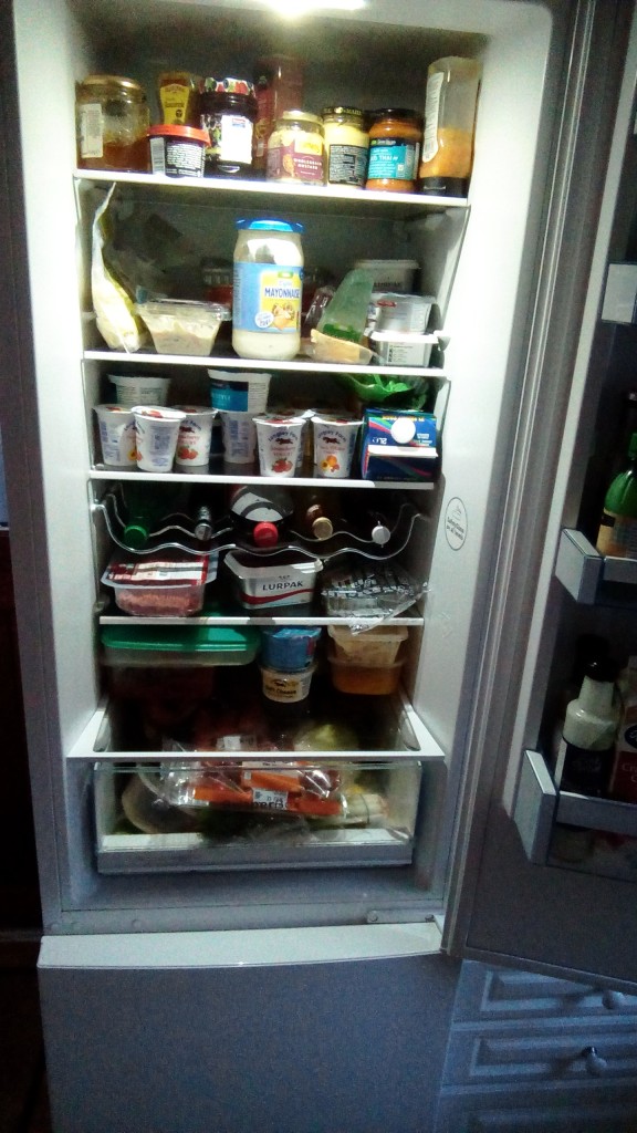 ...and the fridge is always full.