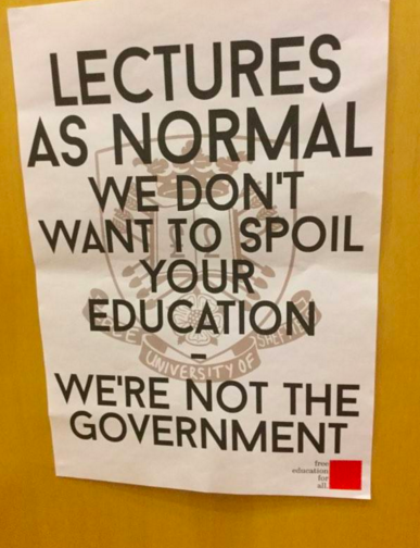 Lectures as normal 