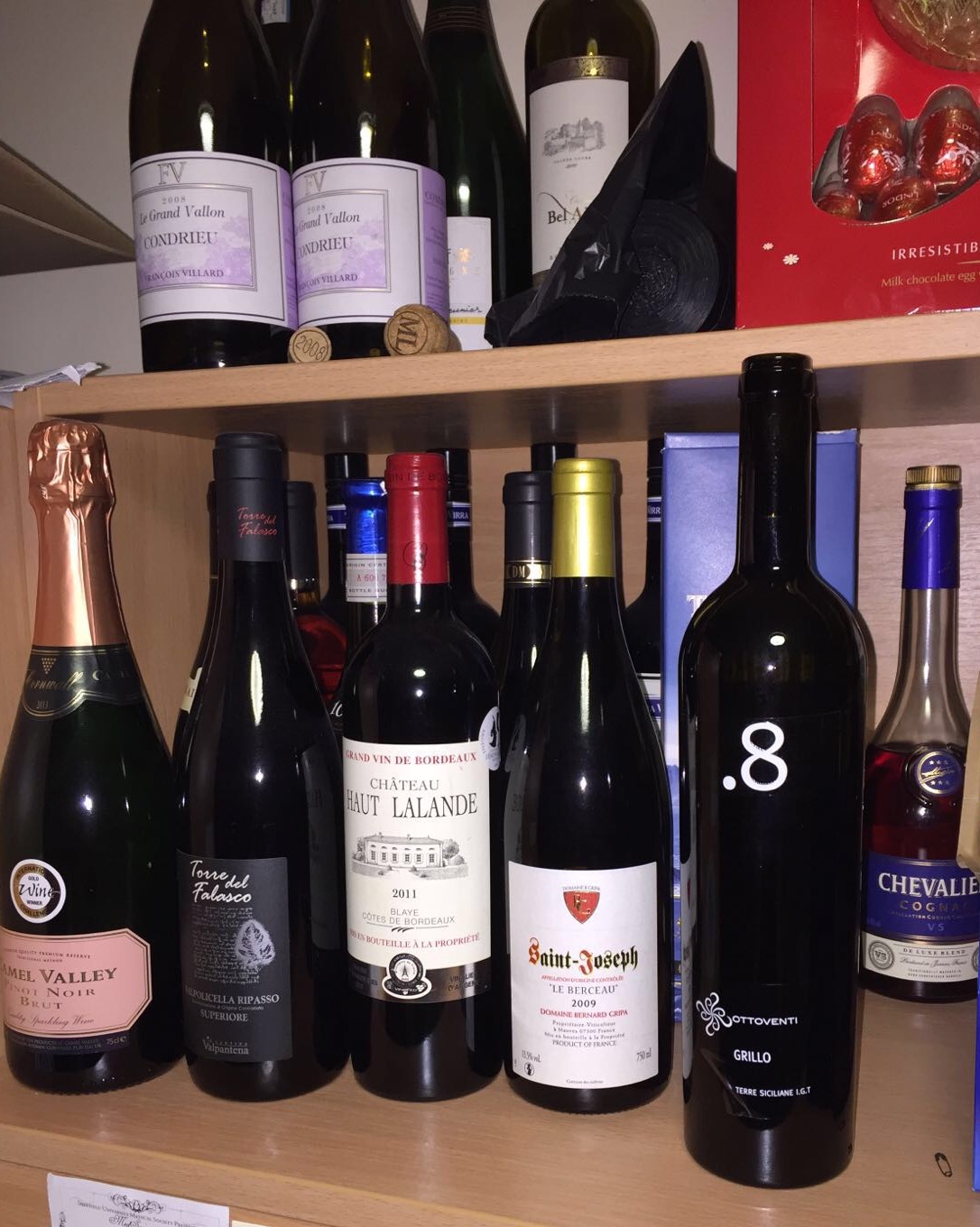 Raided the fathers cellar for pre-drinks
