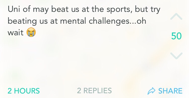 Does Hallam even qualify to be on University Challenge...?
