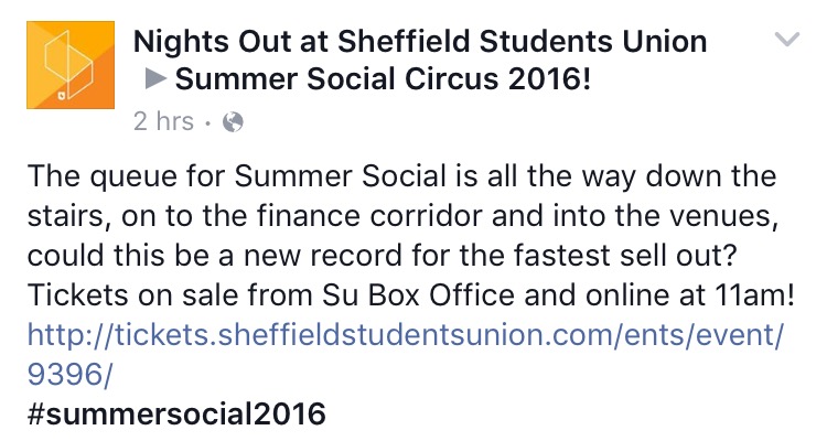 Summer Social Queue post