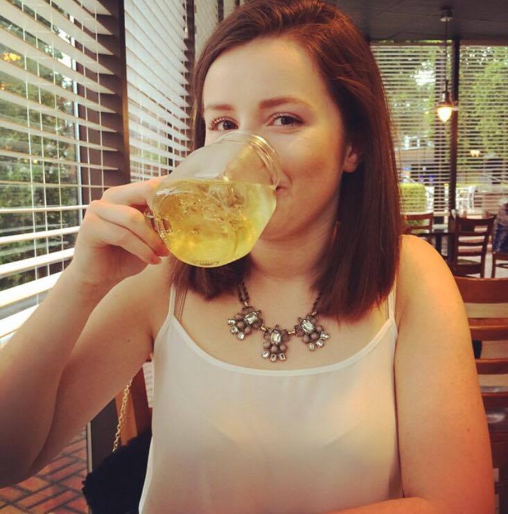 Drinking from a jar in the hipster 'hood