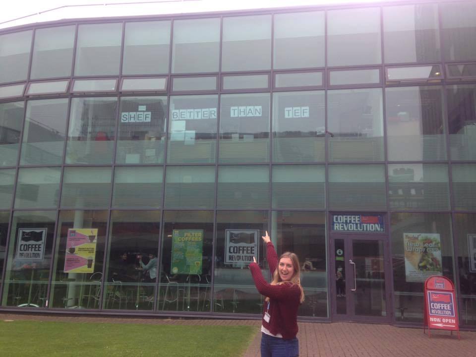 Ali Day led the 'Shef Better Than TEF' campaign.