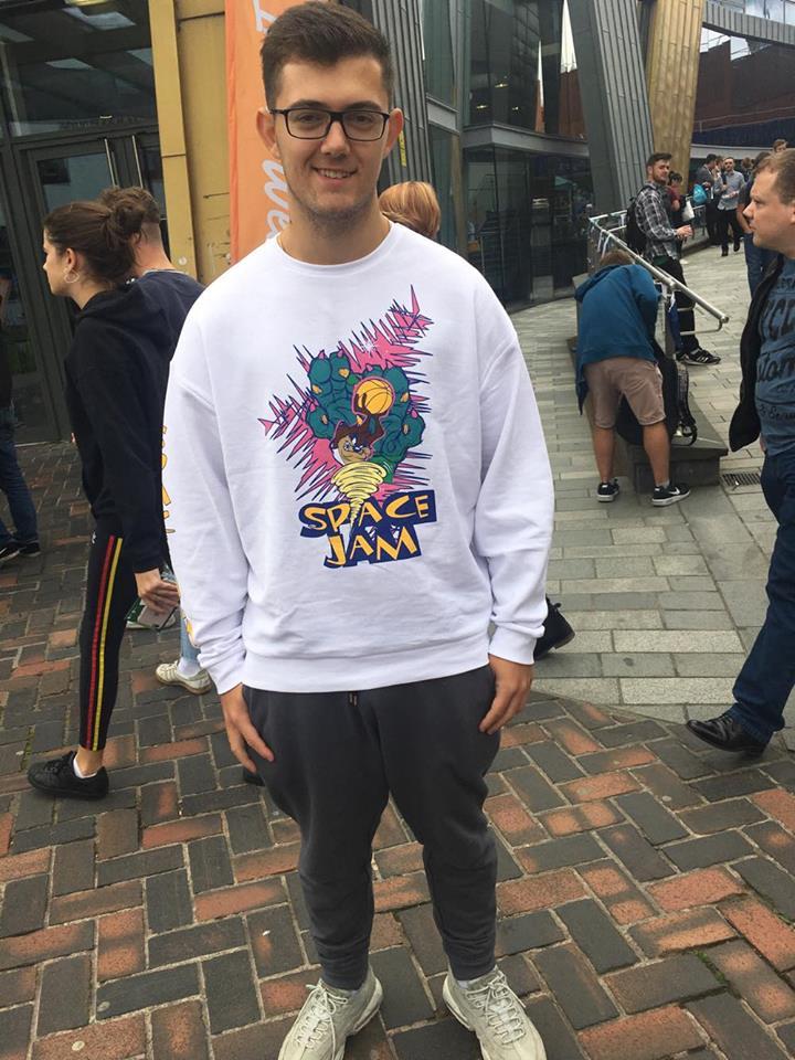 A statement jumper to distract from your hangover.