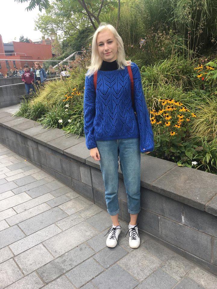 Stay warm with a turtle neck layered under jumpers. Primary colours and boyfriend denim also give the look an on-trend 70s vibe.
