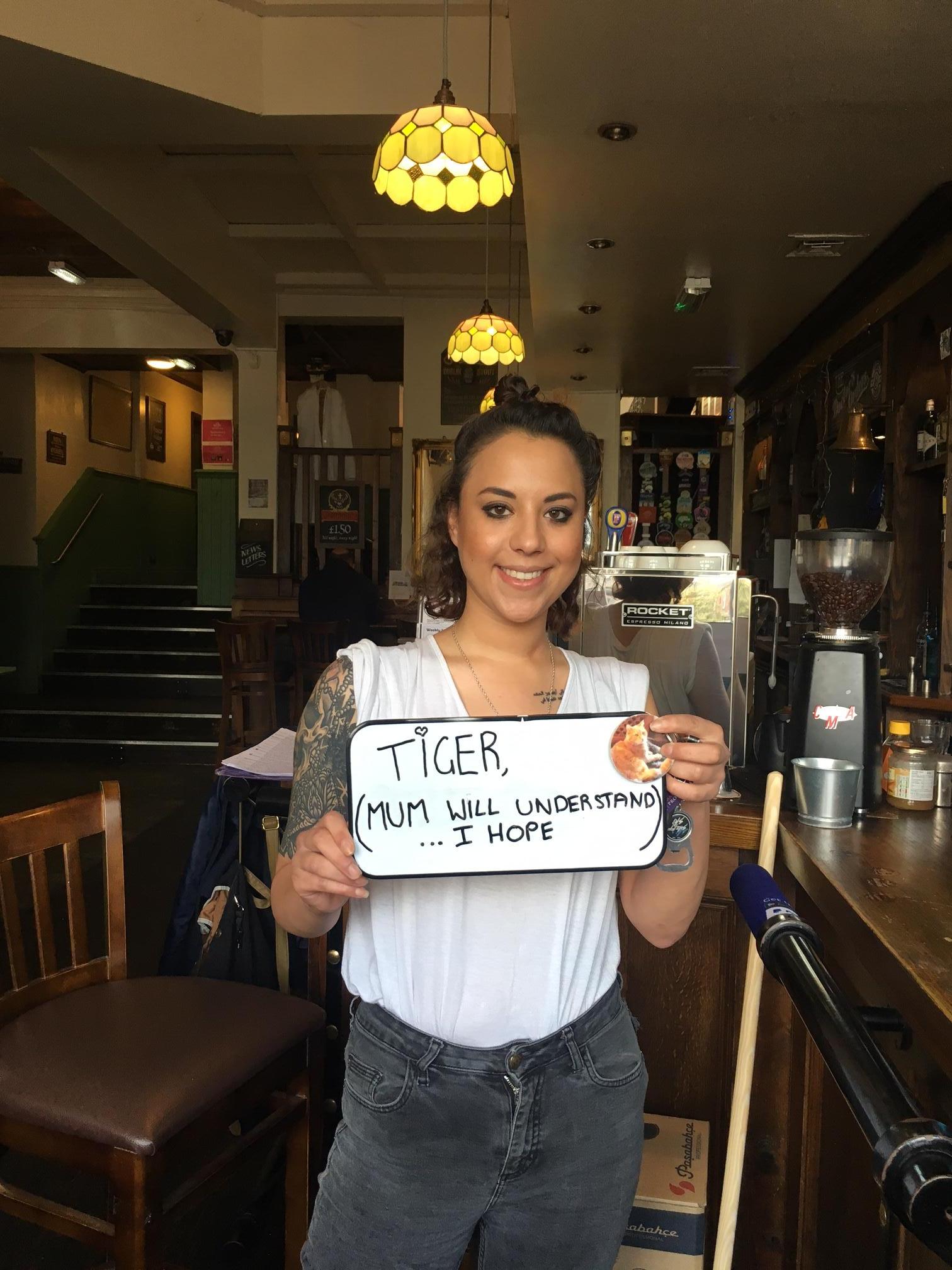 Is Tiger the name of the pet? Or is the pet a tiger?