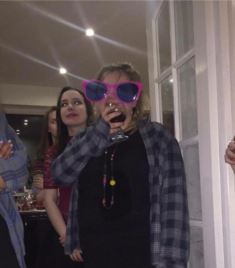 Image may contain: Party, Goggles, Oven, Electrical Device, Appliance, Sunglasses, Person, People, Human