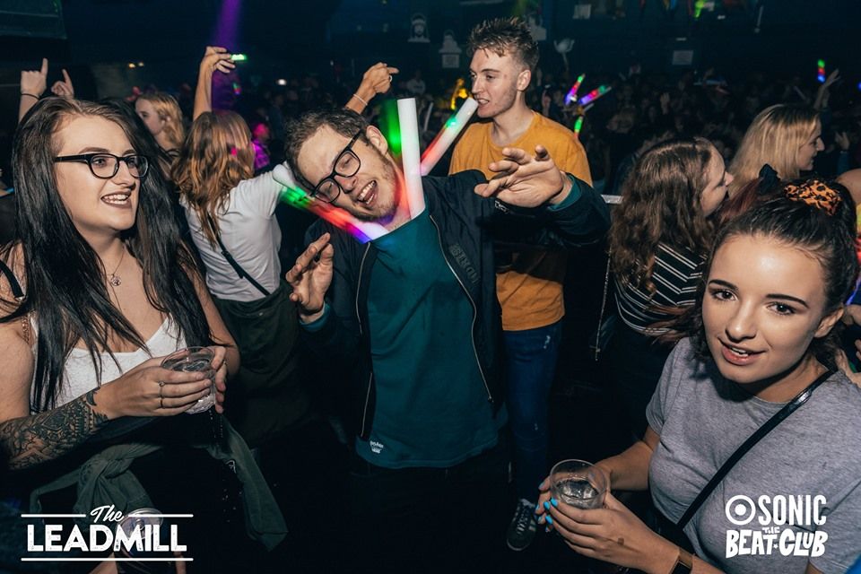 Image may contain: Disco, Accessory, Glasses, Accessories, Night Club, Club, Party, Human, Person