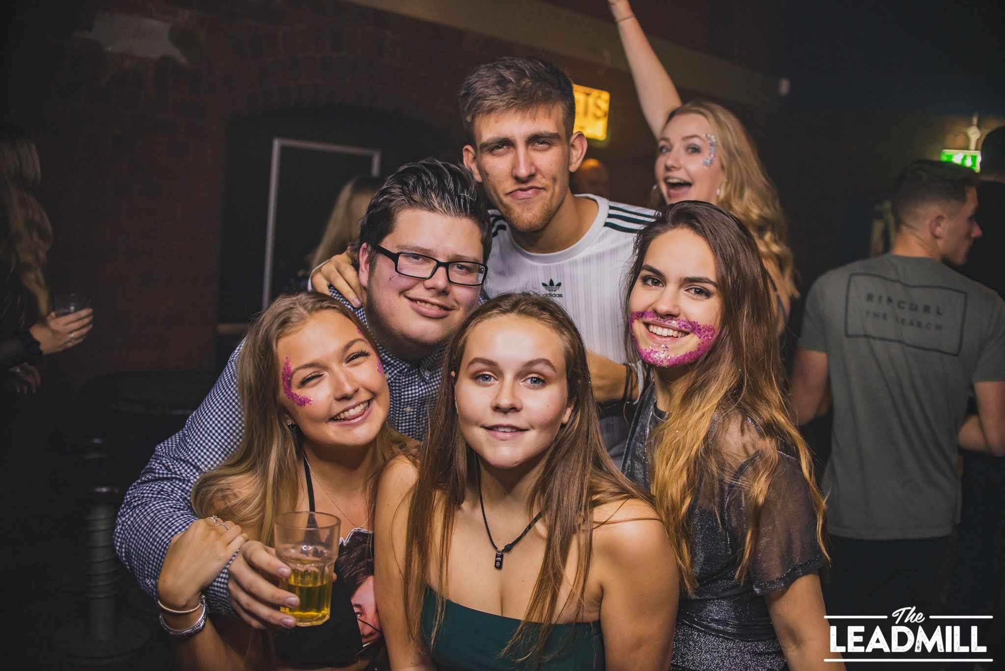Image may contain: Night Life, Night Club, Accessories, Accessory, Glasses, Club, Party, Human, Person
