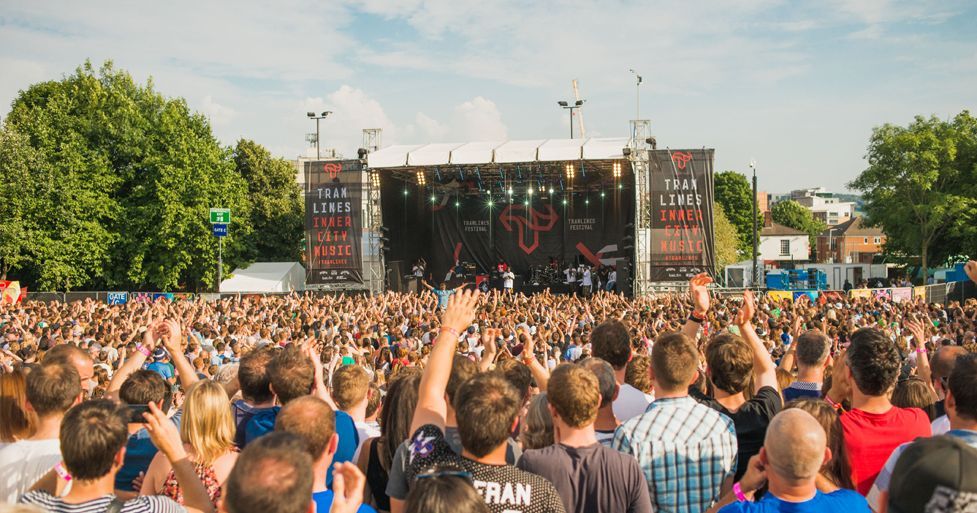 Image may contain: Concert, Skin, Festival, Audience, Crowd, Person, Human