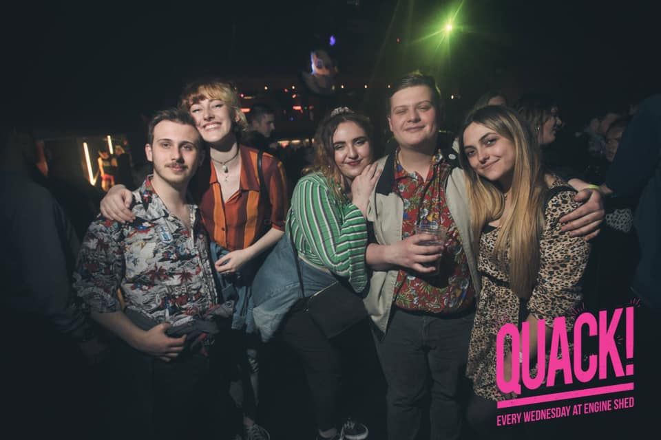 Image may contain: Leisure Activities, Crowd, Face, Pub, Bar Counter, Interior Design, Indoors, Night Club, Night Life, Club, Party, Person, Human