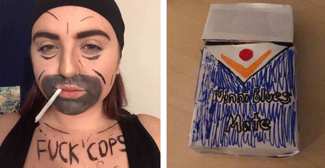 Image may contain: Box, Skin, Face, Person, Human