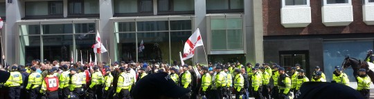 The march eventually make it back to the station safely