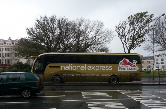 A suspect bus was our first clue of the day something was going down